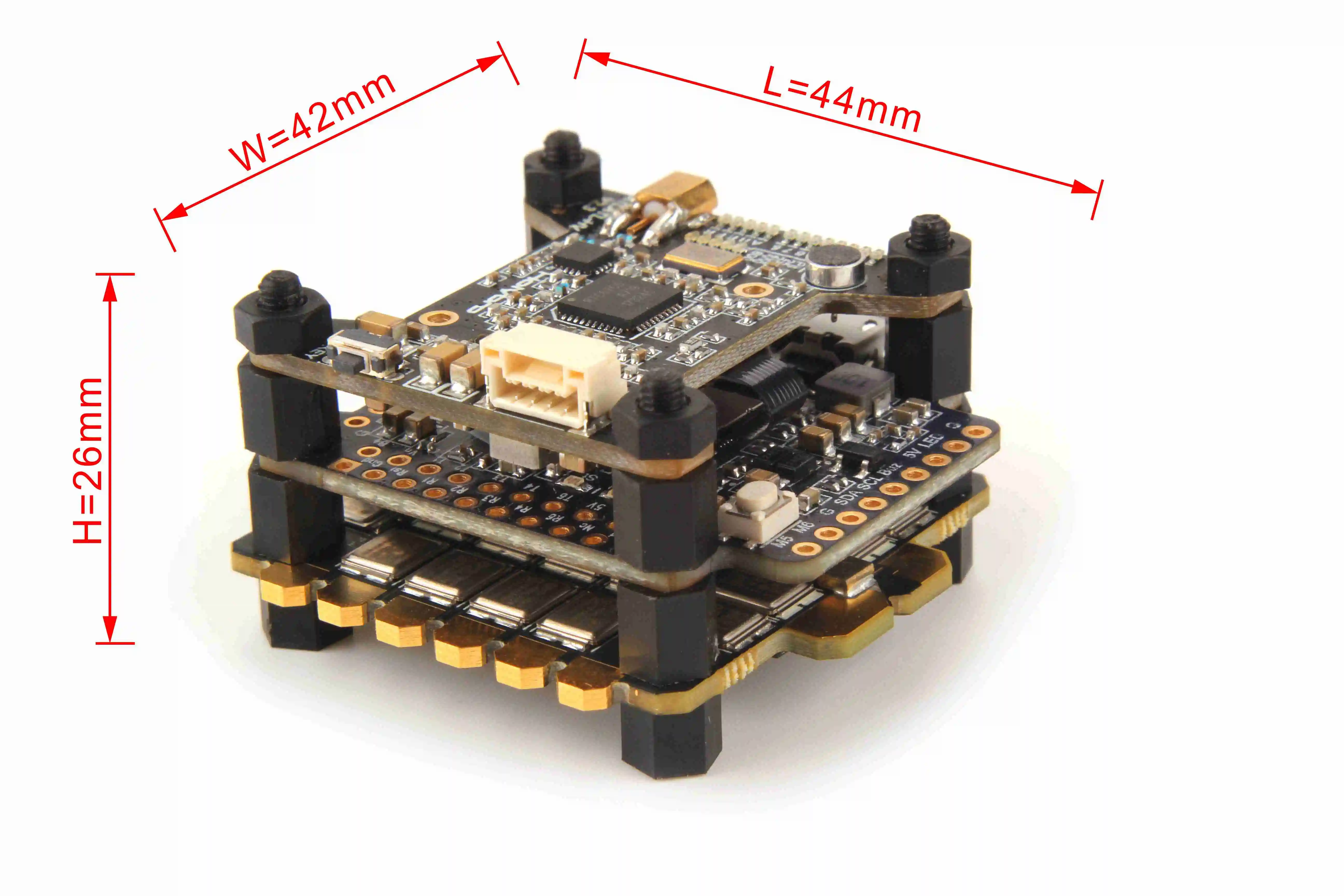 Holybro Kakute F7 Контроллер полета и Atlalt HV V2 40CH VTX& 65A BL_32 Tekko32 F3 Металл 4в1 комбинированная система электронного зажигания для радиоуправляемого дрона