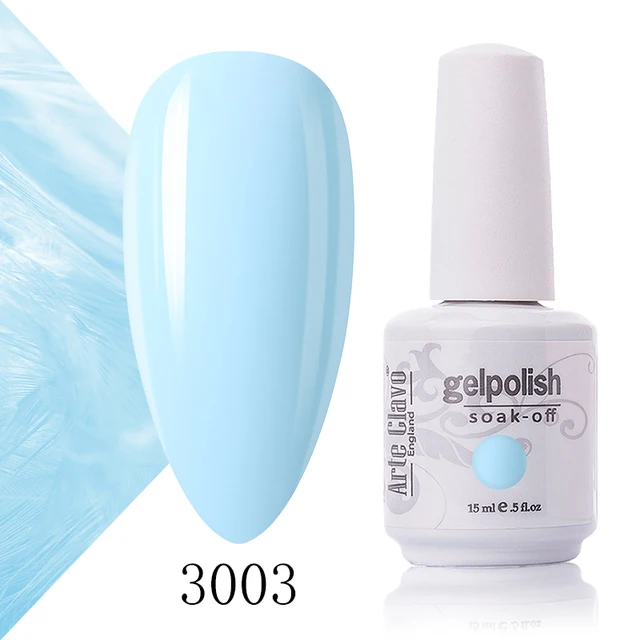 Arte Clavo 131 Colors Gel Polish Nail Gel Varnish Paint Semi Permanent Nails Art Gel Nail Polish For Manicure Top Coat Base Coat 3003
