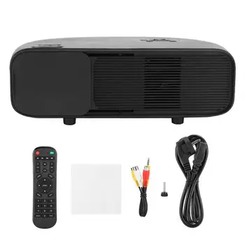 

LCD Panel + LED Light Projector 1280 x 800 1080P Mini Portable Household Projectors (EU 90-240V) mini projecteur kino domowe