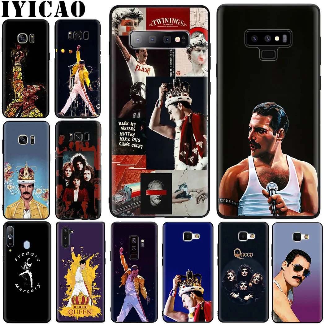 Freddie Mercury Queen band Soft Case for Samsung S6 S7 S8 S9 S10 Edge Plus S10e Note 8 9 10 | Мобильные телефоны и