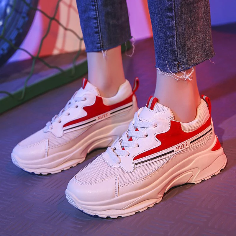 

W- Fashion trend personality Harajuku new spring and autumn casual wild low-top breathable wear-resistant shoes women