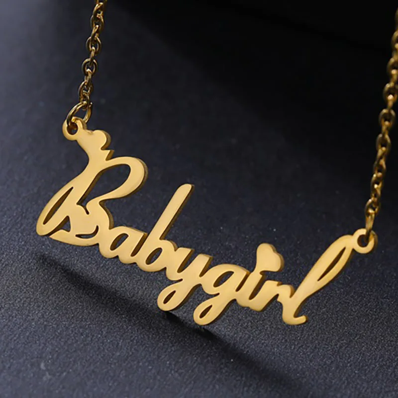 personalized necklace for baby girl