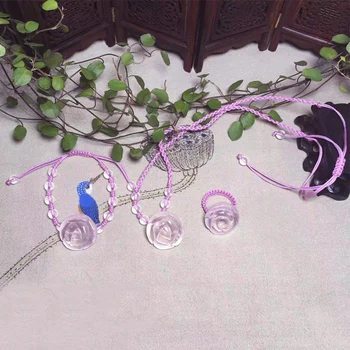 

Light- Natural Pink Rose Pendant