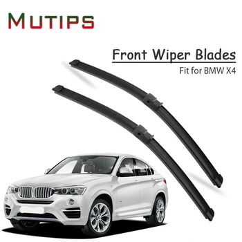 

1Set Rubber Car Front Wiper Blade Kit For BMW X4 F26 X 4 Series 2017 2016 2015 2014 M Vehicle Original Car Accessories