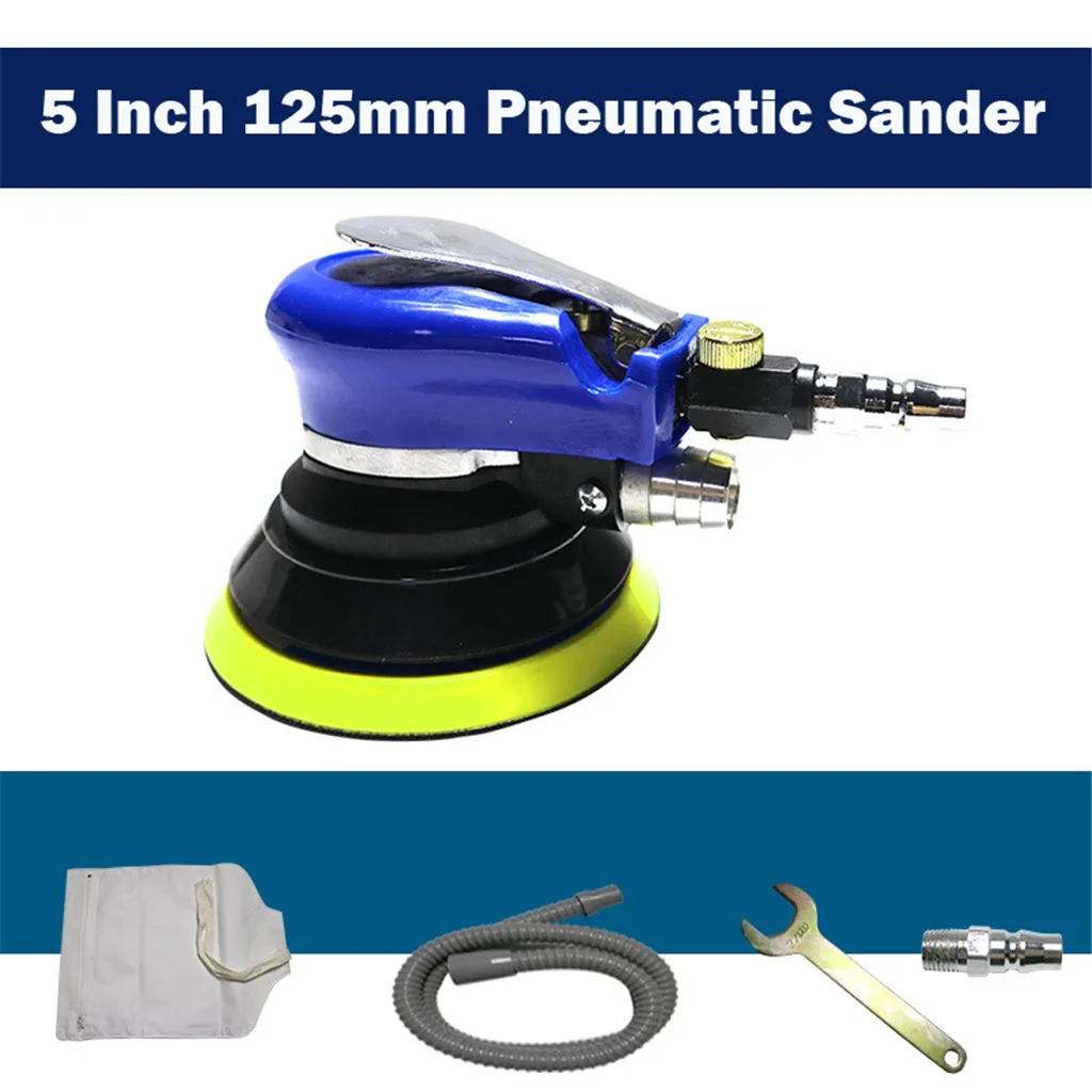 5 Inch 125mm Pneumatic Sander Polishing Machine Polisher Grinding Sanding Tool Orbital design a wide range of applications