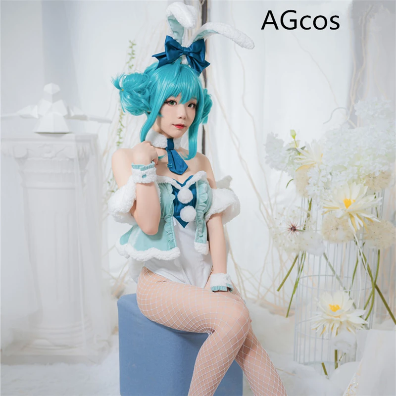 初音ミク バニーガール コスプレ uwowo フルセット Uwowo 初音