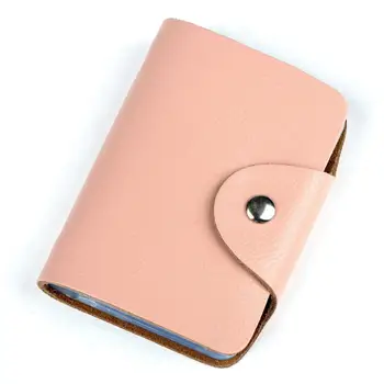 

None wallet card wallet Multi-card Bag Case Solid Color Imitation Leather Card Package money clip