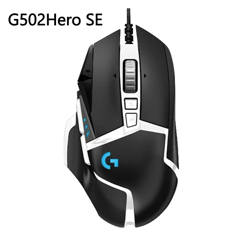 New Logitech G502 HERO KDA LIGHTSYNC RGB Gaming Mouse USB Wired Mice 25600 DPI Adjustable Programming Mice for Mouse Gamer 