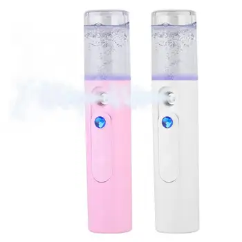 

2 in 1 25ml Mini Portable Nano Spray Facial Humidifier Face Moisturizing Hydrating Steamer Power Bank Face Skin Care Tool