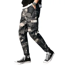Новые Модные осенние камуфляжные штаны, модные штаны для скейтборда в стиле хип-хоп, уличная одежда в стиле Харадзюку, военные тактические брюки для мужчин