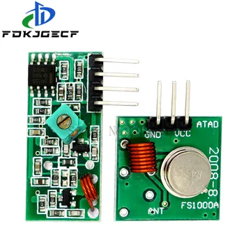 

315Mhz / 433Mhz RF Wireless Transmitter Module and Receiver Kit 5V DC Wireless For Arduino Raspberry Pi /ARM/MCU WL Diy Kit