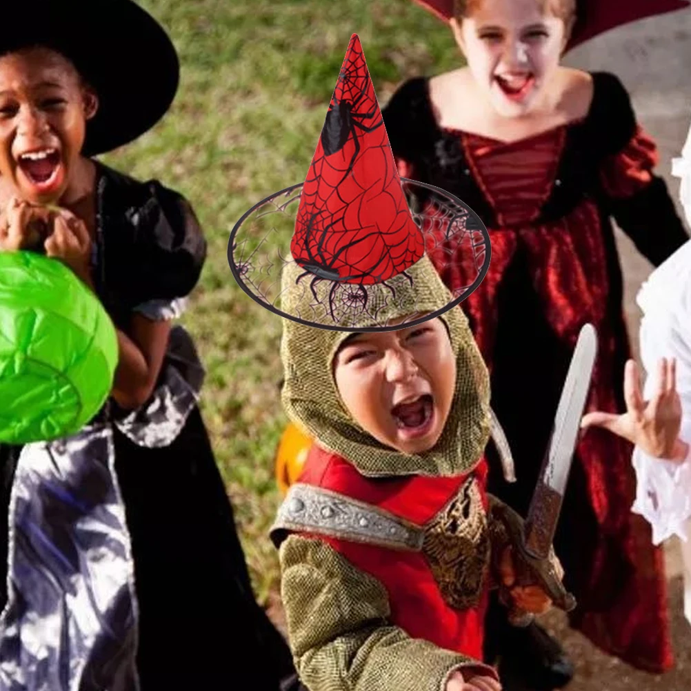 5 шт. Хэллоуин паутину с капюшоном в виде шляпы ведьмы для костюм для косплея на Хеллоуин паук, ведьма Шапки Маскарад Маскарадный костюм#30