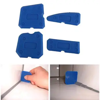 

4PCS Caulking Tool Kit Caulk Finishing Joint Sealant Silicone Grout Remover Scraper Home & Garden Tool Kit Hand Tools #30