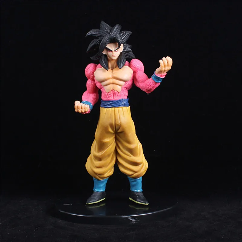 Новые различные Dragon Ball Z Goku Vegeta Broli Torankusu Фигурки ПВХ Коллекция Модель игрушки для Рождественский подарок есть база - Color: 17CM