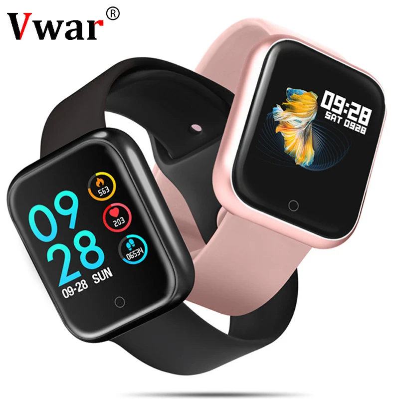 Умные часы Vwar P80 с сенсорным экраном IP68 Водонепроницаемые Смарт для мужчин и