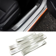 Для Mazda 3 M3 Axela седан версия Нержавеющая сталь Внутренний порог Накладка Защитная крышка 4 шт