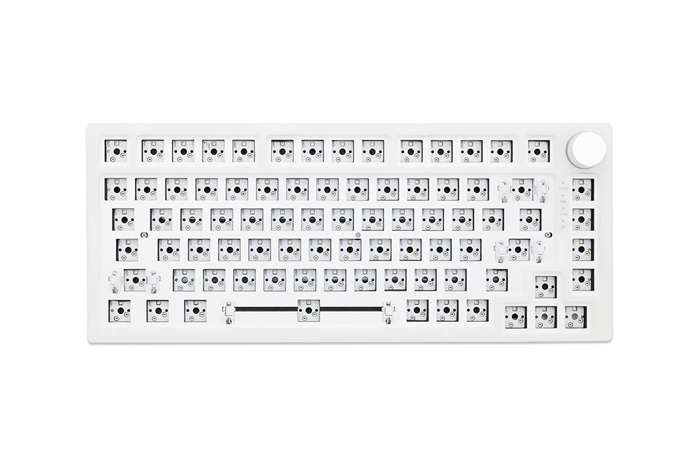 best pc keyboard Feker IK75 V3 3 Mode Wireless 75% Gasket Mechanical Keyboard kit Black Blue hot swappable lighting effects RGB led 2.4G BT cheap computer keyboard