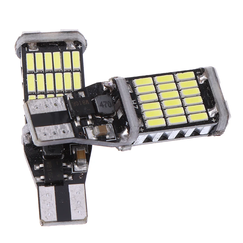 2Pcs DC 12V Canbus T16 T15 921 W16W LED  ڵ    6000K
