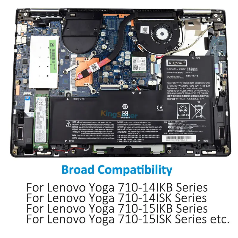 para lenovo yoga 710-14isk, 710-14ikb, 710-15isk, 710-15ikb,