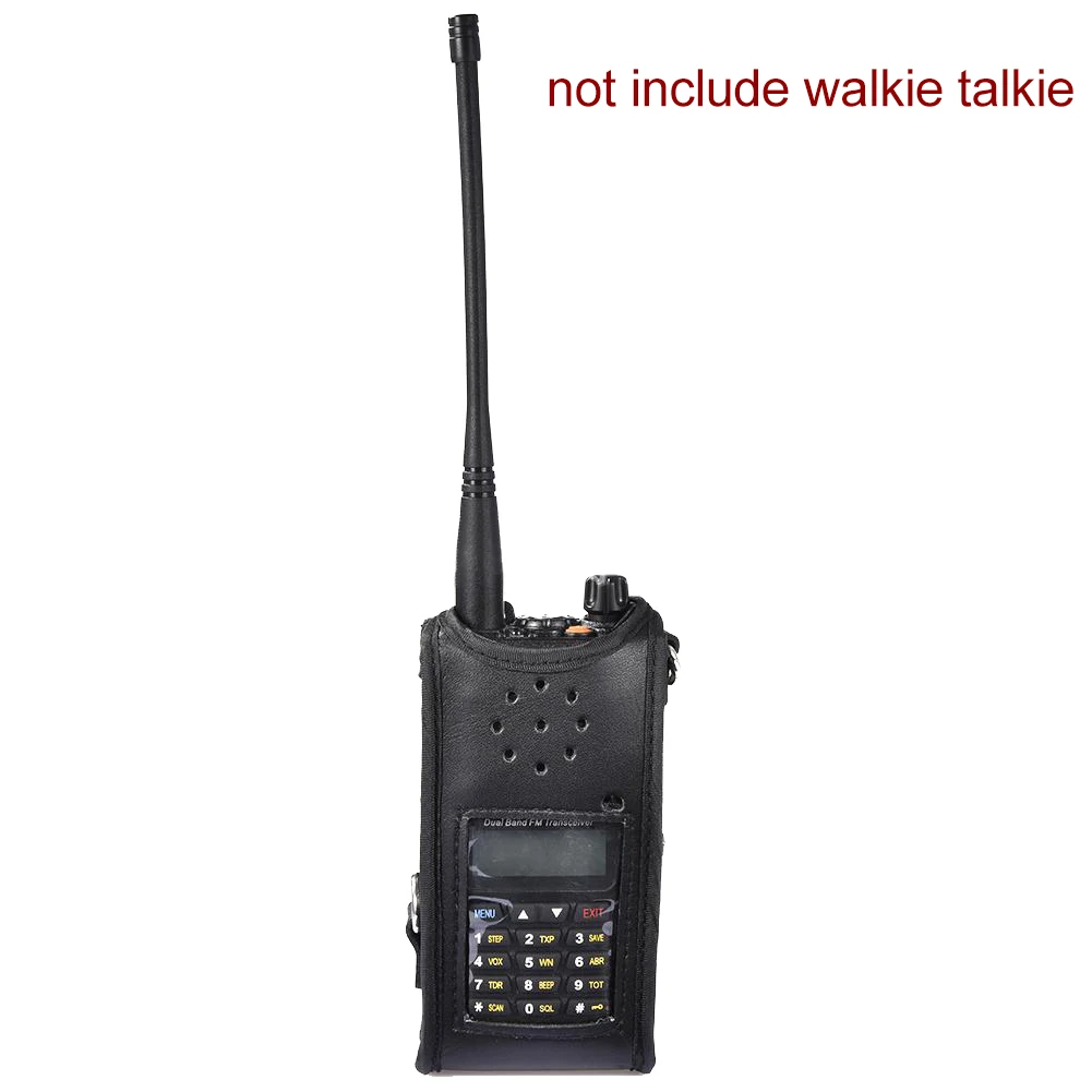Оболочка Регулируемый профессиональный Прочный чехол Walkie Talkie аксессуары защитный чехол ремень из искусственной кожи Пряжка для BF-UV9RPLUS