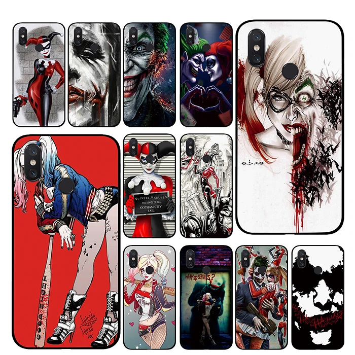 Харли Квинн, Джокер для Marvel ТПУ телефонные чехлы для Xiaomi Redmi GO 4 5 6 7 Pro 4A 4X 5A 5Plus 6A задняя крышка
