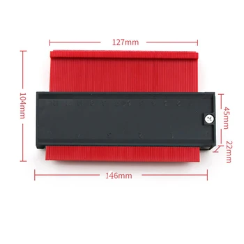 

1pc Gauge Contour Profile Copy Gauge Duplicator Standard Wood Marking Tool Tiling Laminate Tiles General Tools 0-120mm Range