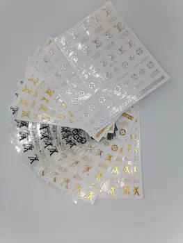 

20sheets 5color VDSM brand Logo D-series Nail Sticker Self-adhesive DIY Sticker Decals Tips Manicure Nail Art Decals