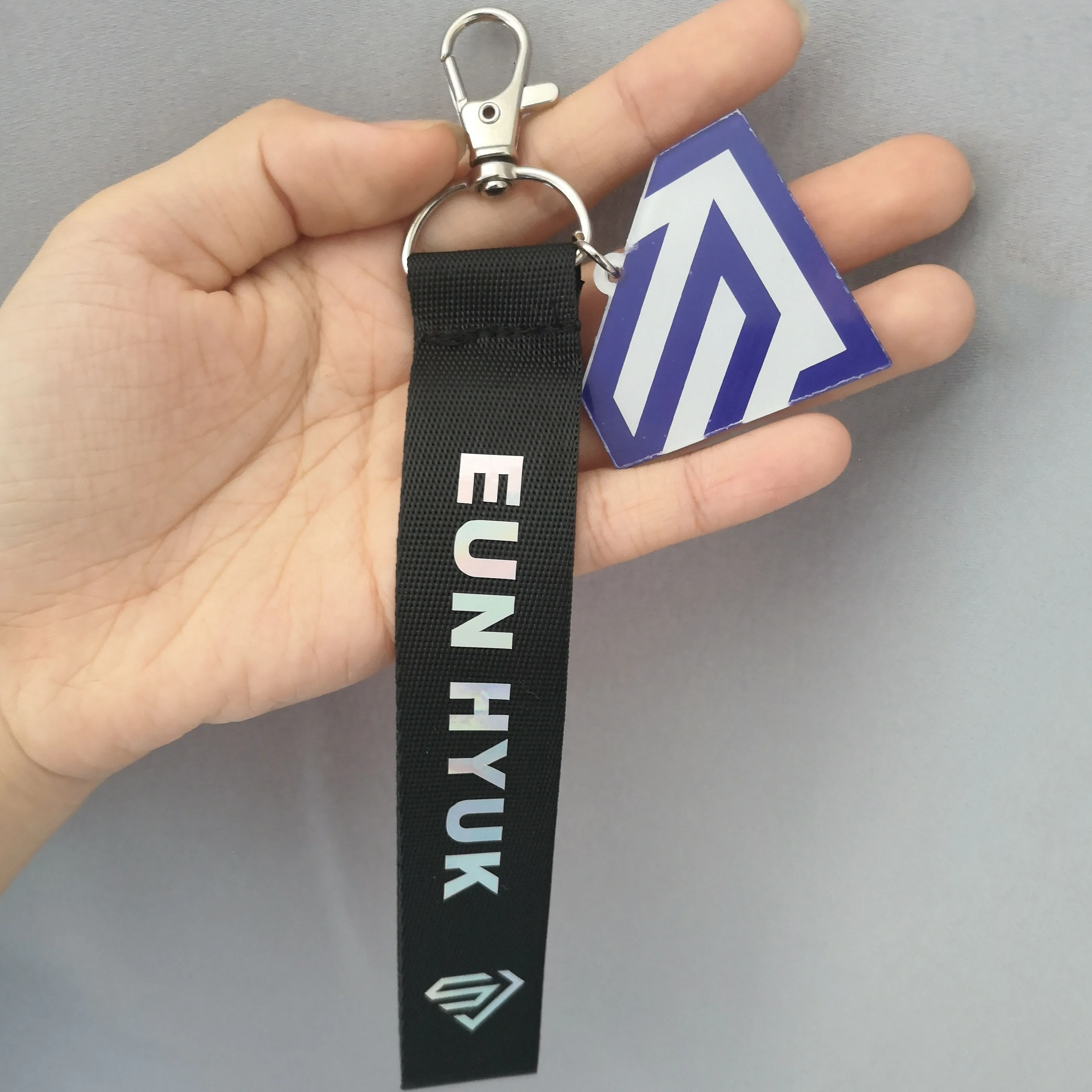 Super Junior Super Clap Time Slip Key Chain Keyring Laser Printing KYU HYUN EUN HYUK SIWON Show 7 Strip Portrait Phone Strap