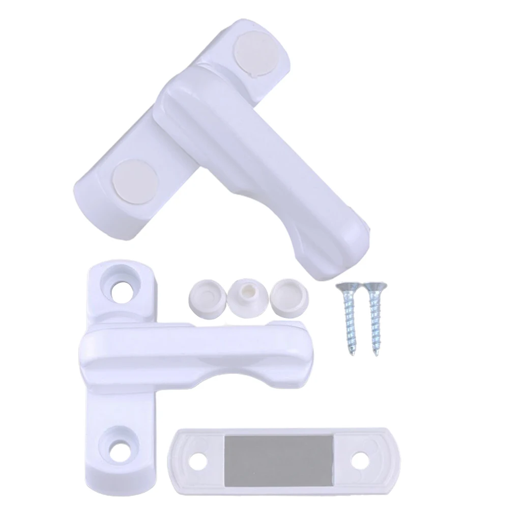 New T-shaped Baby Kids Safety Lock Restrictor Infant Children Protection Cabinet Window Door Locks UPVC Cupboard Security