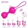 VETIRY Vibrator Kegel Ball Remote Control Vagina Tighten Exercise 10 Speed Geisha Ball Smart Ball Sex Toys for Women Ben Wa Ball 1