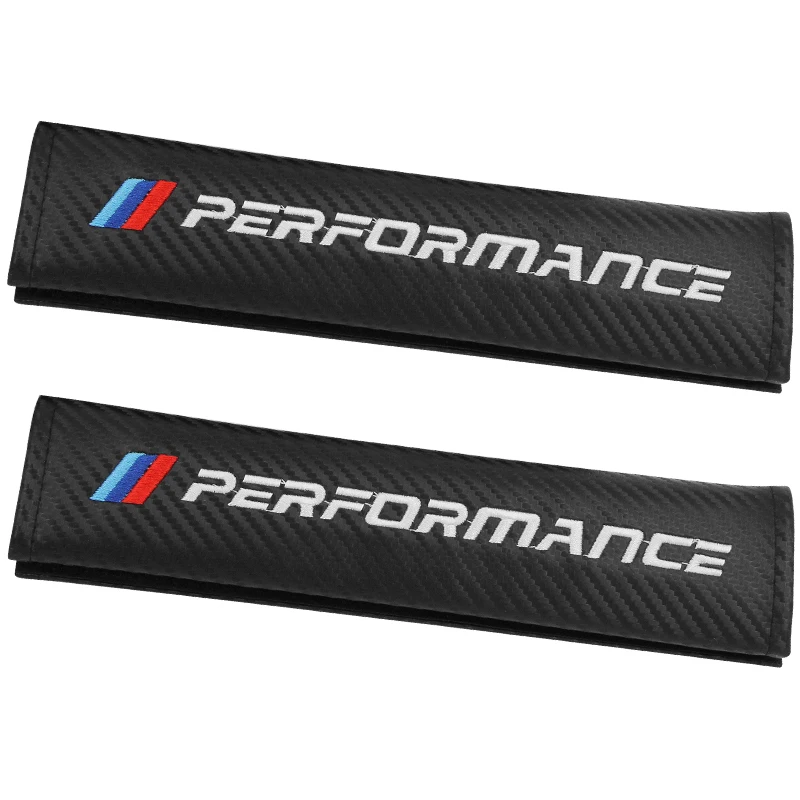 

2pcs Car accessories Seat Belt Shoulder Pad Carbon Fiber Cloth Shoulder Protective Cover Seat Belt Cover For BMW E90 E91 E92 E53