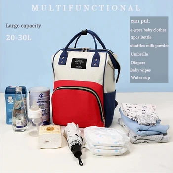

Large Capacity Mummy Maternity Nappy change Bag Outdoor Mom's Backpack Nursing Bag Mother Travel Backpack Zippers Baby Care Bags