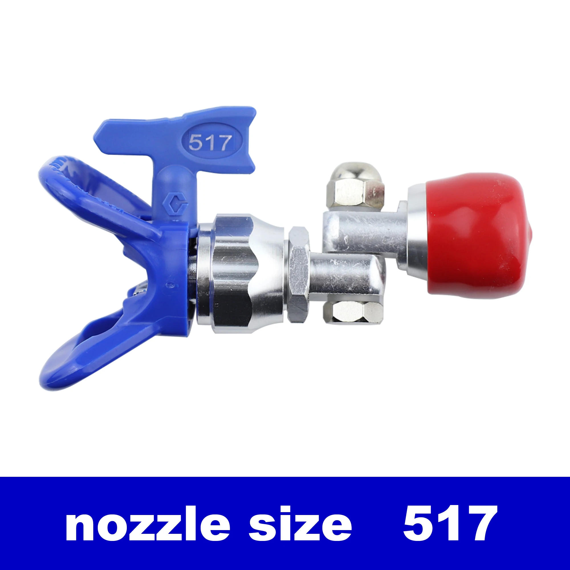 

Grac 287030 CleanShot Shut-off Valve swivel connector with rac x tip 517 and rax x tip nozzle guard