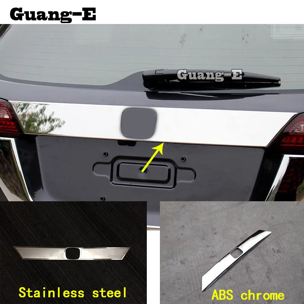 

Car panel ABS Chrome/stainless steel rear door trunk tailgate frame plate trim lamp 1pcs For Honda HRV HR-V Vezel 2019 2020