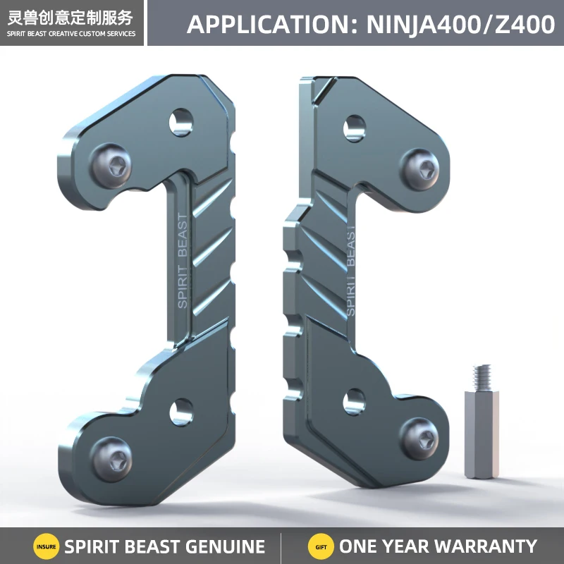 Para kawasaki z400 ninja 400 motocicleta pé pedal suporte de