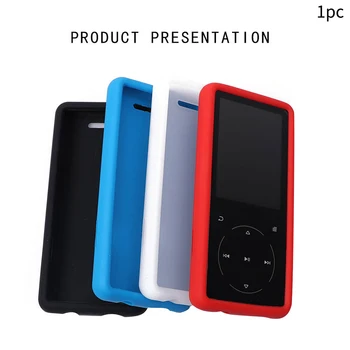 

MP3 Player Anti-scratch Accessory Fashion Cover Thin Replacement Soft Silicone Protective Case Solid Dustproof For SOULCKER D16