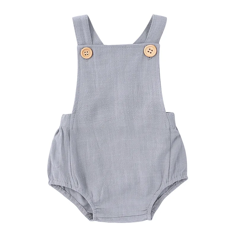 Summer Newborn Infant Romper Cotton Sleeveless Baby Boys Girls Romper Onepiece Fashion Baby Clothing