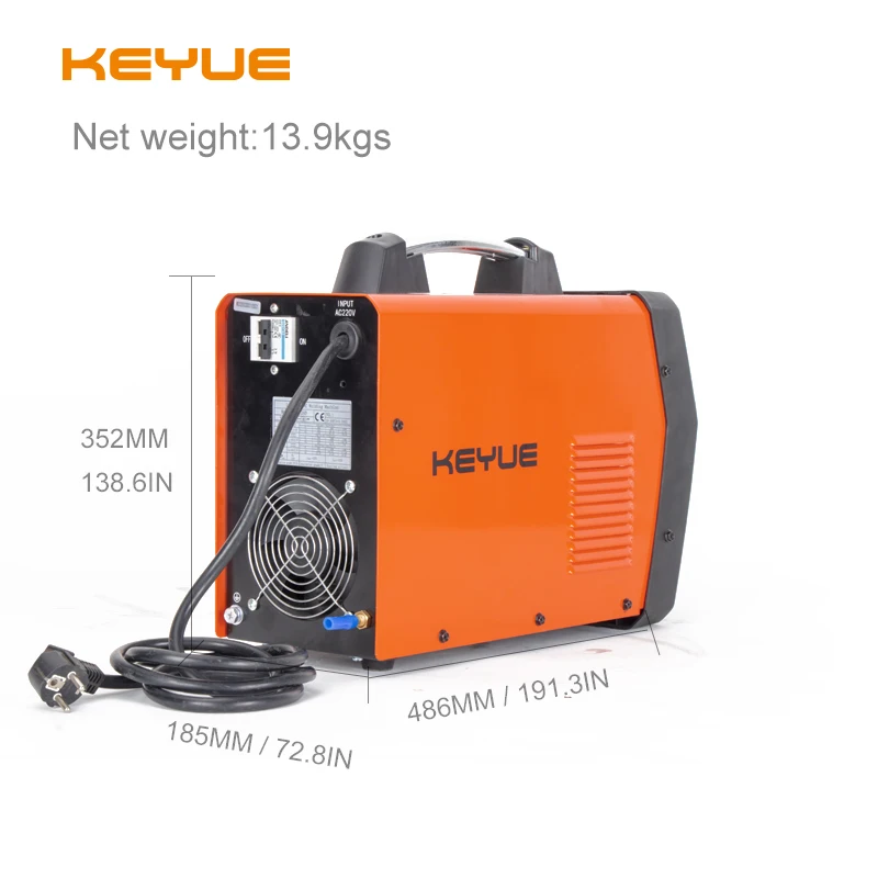 US $373.33 New Plasma Cutting Machine CUT50 220V IGBT Digital Control Portable 16mm Clean Plasma Cutter With PT31 Free Welding Accessories