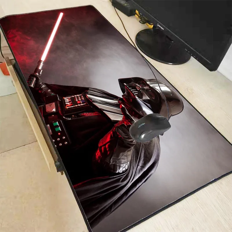 

90X40CM Darth Vader High Speed Lock Edge Mousepad Extended Gaming Mouse Pad Large Mousepads for Dota2 CS Gamer