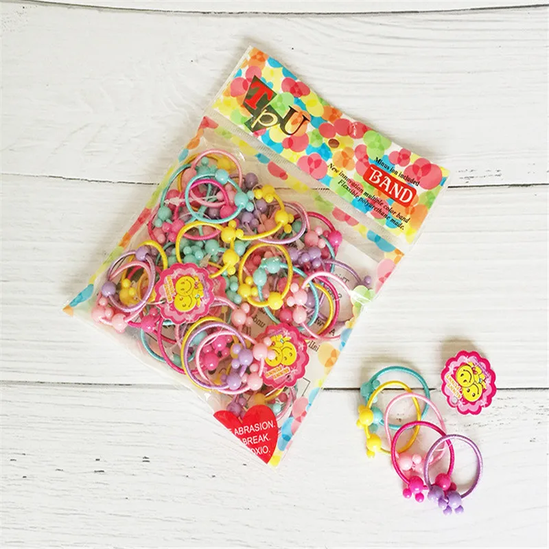 50pcs-Korean-version-of-children-braids-of-color-rubber-band-small-hair-circle-comb-hair-hair (1)