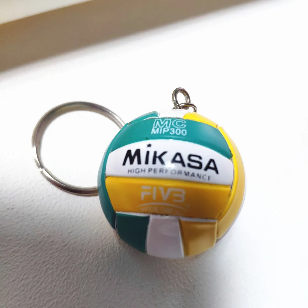 V200w Volleyball Keychain Sport Key Chain Car Bag Ball Volleyball Key Ring Holder Volleyball Gifts For Players Keyring Keychains - Цвет: 22