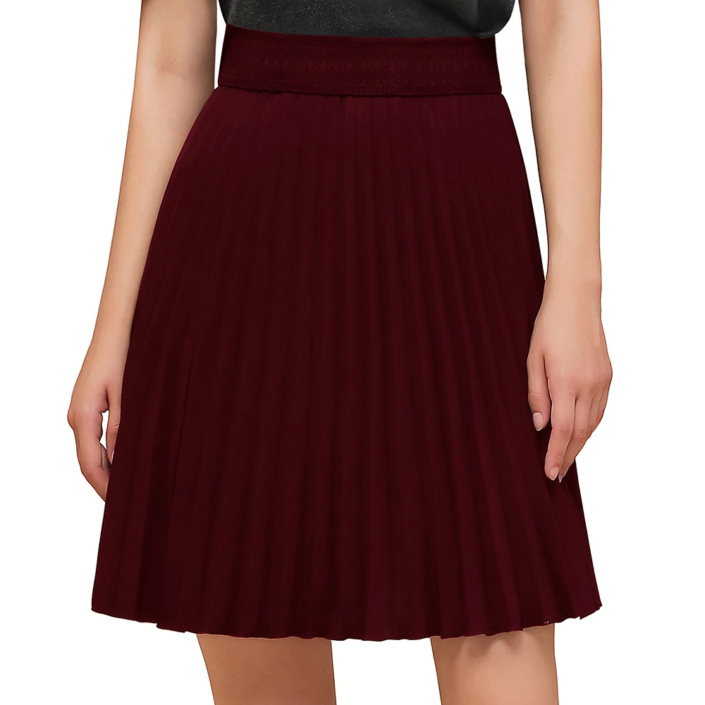 Ropa mujer, разноцветные юбки, Женская Юбка Женская, ПЫЛЬНАЯ РОЗА, бордовая, гибкая Юбка цвета слоновой кости, бордовая, Faldas Mujer Moda