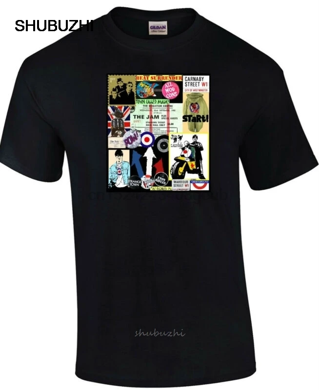 THE JAM TRIBUTE футболка WELLER FOXTON BUCKLER моды стиль Совет скутеры | Мужская одежда