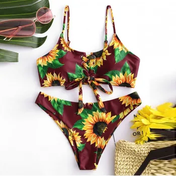 

Women Sexy Brazilian Bikinis Set Bathing Suit Retro Elastic High Cut Low Back One Piece Swimwear Bathing Suit #4.27