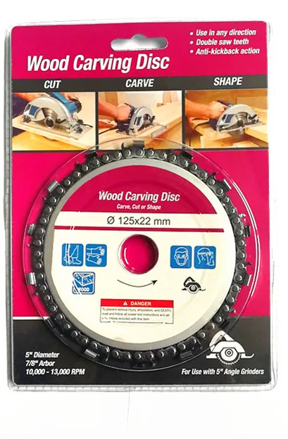 

Angle Grinder for Chain Plate 5-Inch Woodworking Chain Plate 22mm14 Tooth Used in 125 Angle Grinder Machine Cross Border Hot Sel