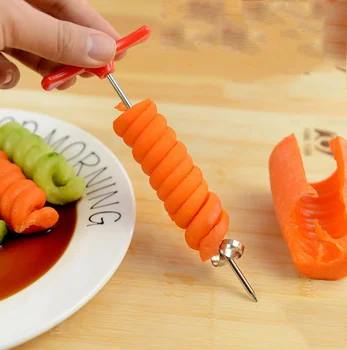

Manual Rolling Spiral Slicer Vegetable Twist Knife Screwer Potato Spiral Slicer Of Portable Kitchen Tool