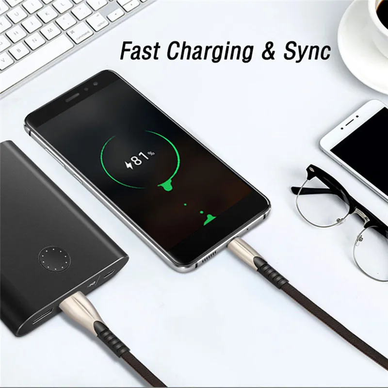 Кабель USB Type C 3 м 2 провод для Samsung Galaxy Note 10 8 A5 A7 2017 A70 A50 oneplus 7 7T зарядный кабель