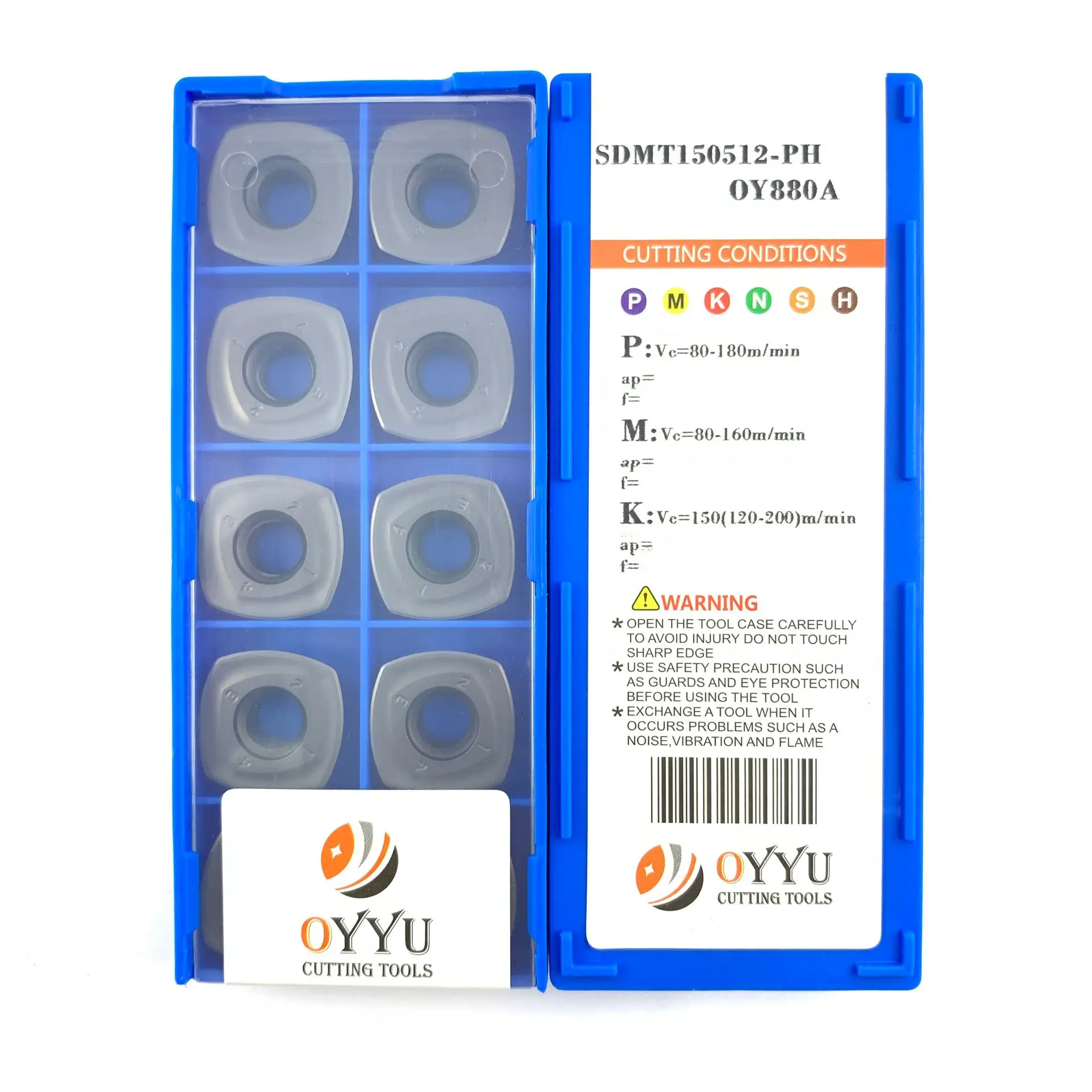 Квадратная вставка OYYU SDMT 120512, 150512, SDMT150512-PH, SDMT120512-PH, OY880A, твердосплавная фреза с быстрой подачей