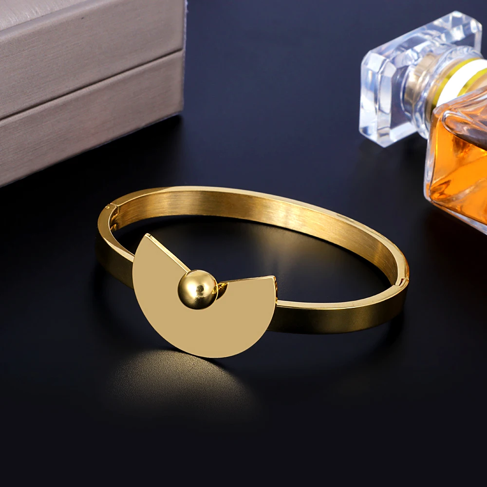 Стиль очаровательные Брендовые женские браслеты на запястье уникальные ювелирные изделия из нержавеющей стали с блестками модные свадебные браслеты подарок