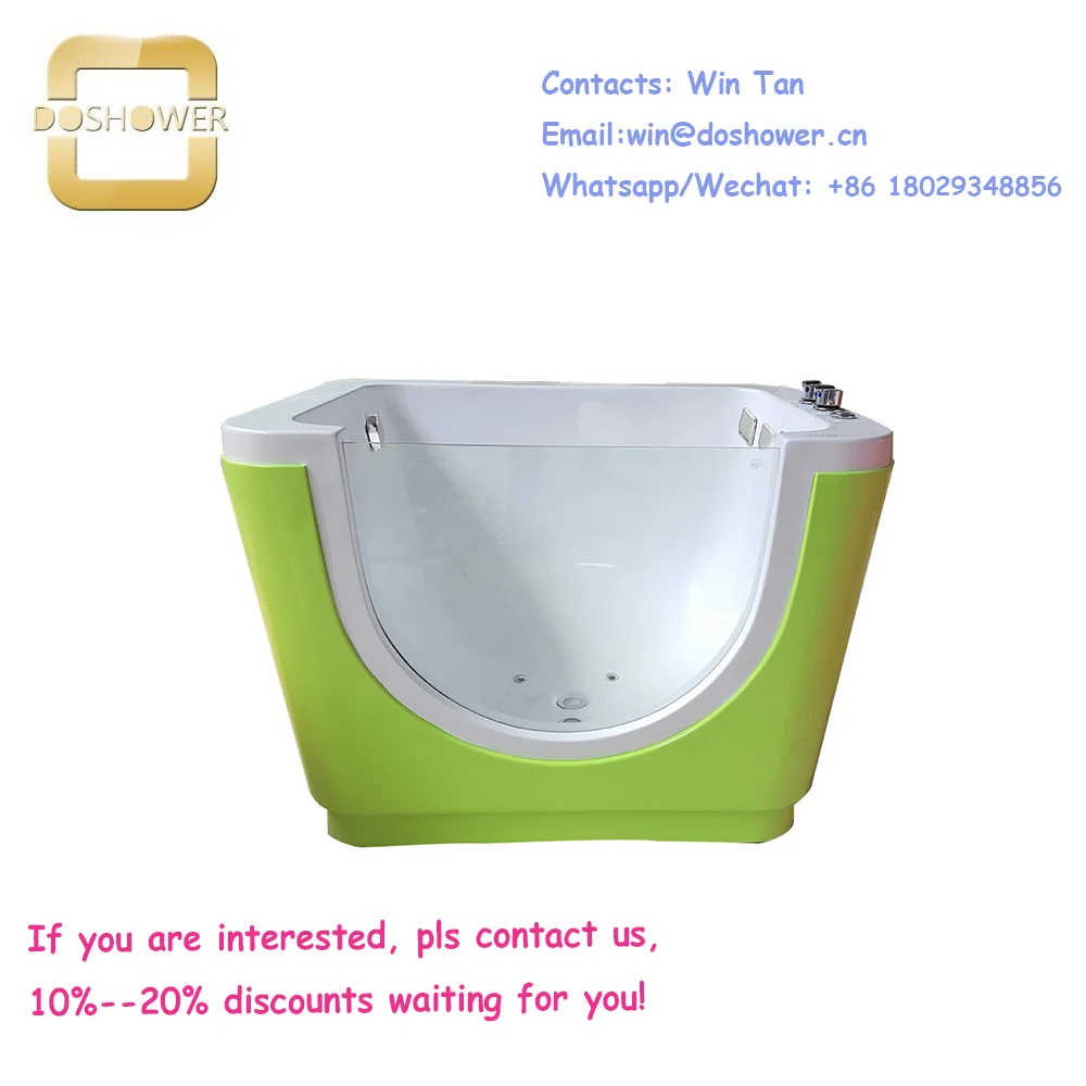 Baby hydrotherapy bath tub with baby shower tub set for luxury baby